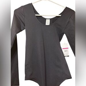 Women's Black Long Sleeve Top